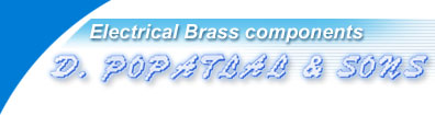 D. Popatlal and Sons, manufacturers of Brass Parts, Brass Components,  Plug and Socket Pins, Electrical Components & Fittings, Electric and Electronics Components, Switchgear, Circuit Breaker, Energy Meter, Shunts Components, Precision Components, Screws, Cable Glands, Electrical Wiring Accessories, Sanitary Fittings, Battery Terminal, Electrical Brass Components, Electrical Brass Parts, HRC Components, Brass Screws, MS Screws, Forging Parts, Electrical Components and Parts, India, Gujarat, Jamnagar